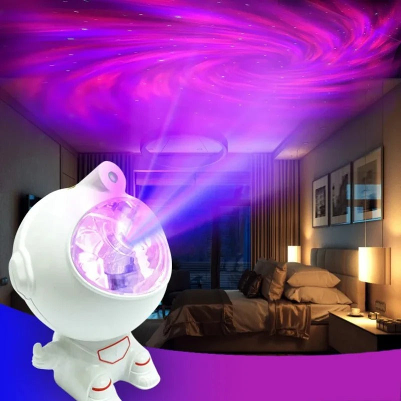 Mini Proyector Astronauta Galaxia con control