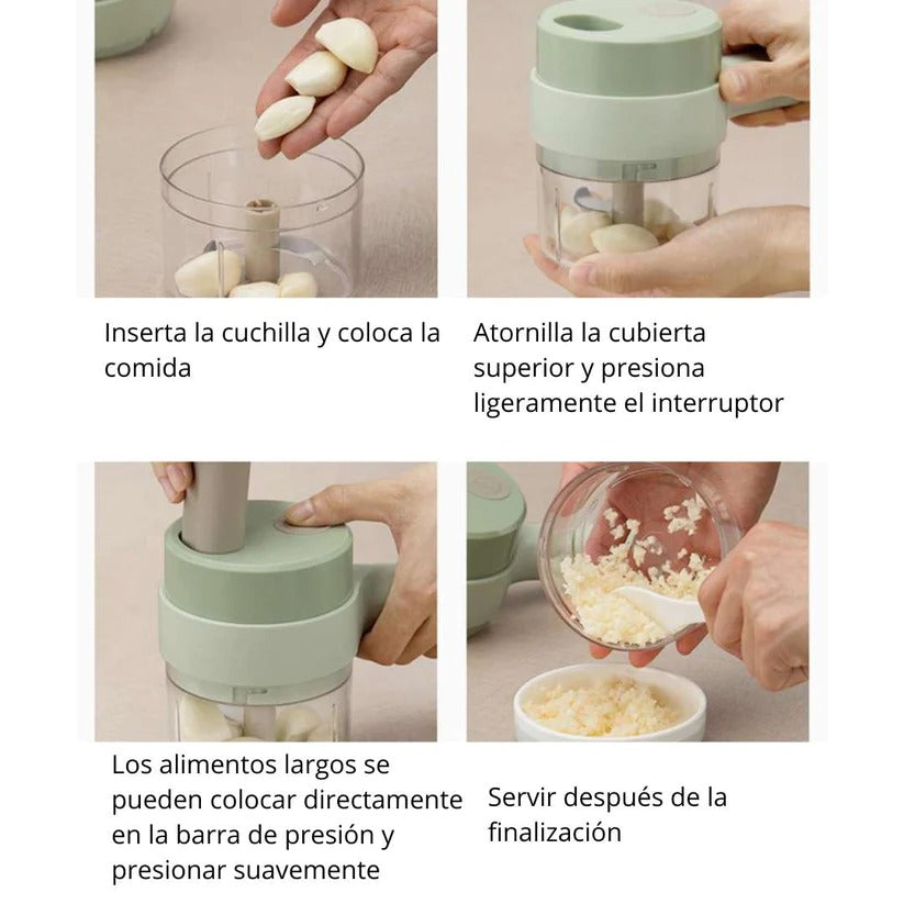 Picadora de verduras de mano