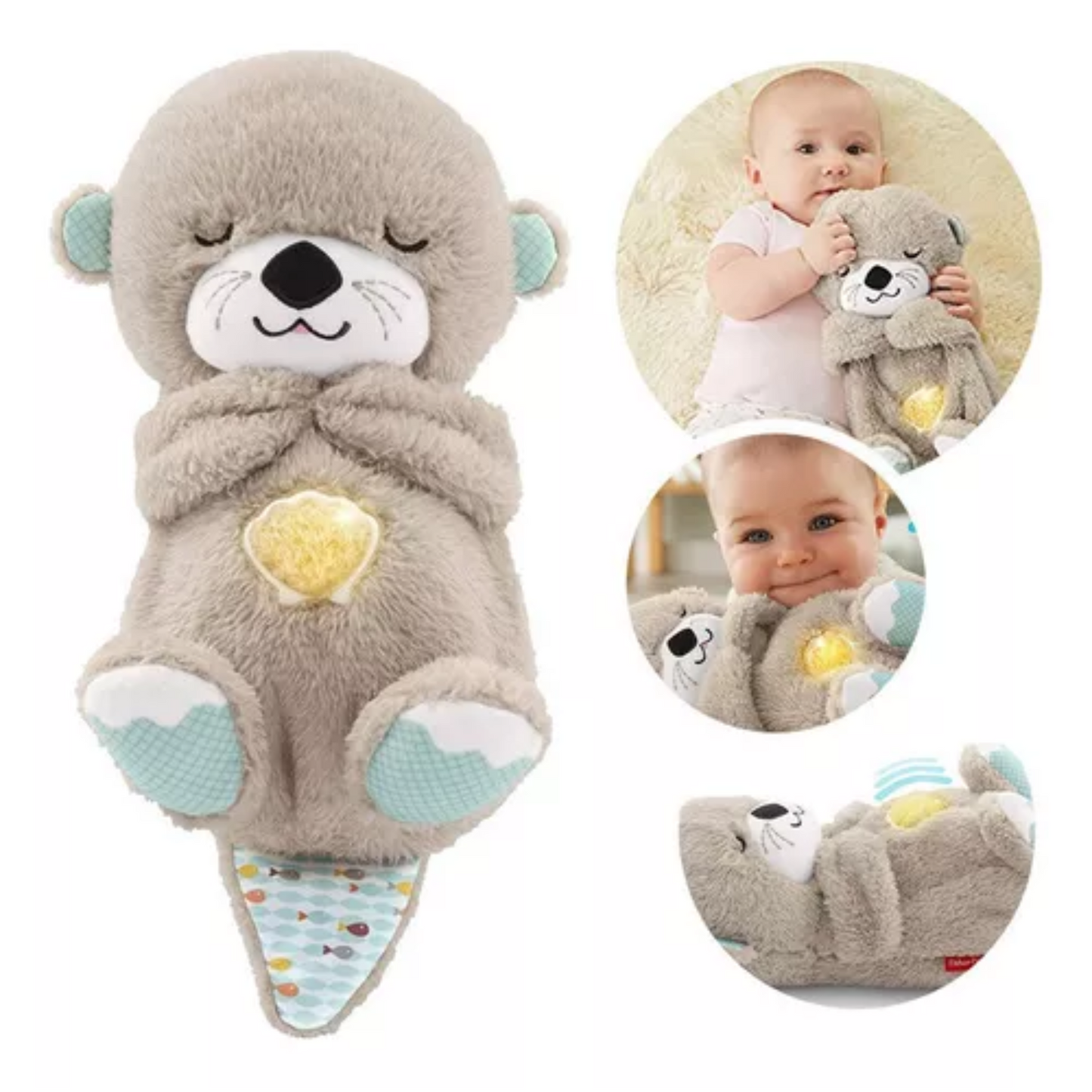 🥉 Nutria que Respira – Peluche de Apego con Luz y Sonidos