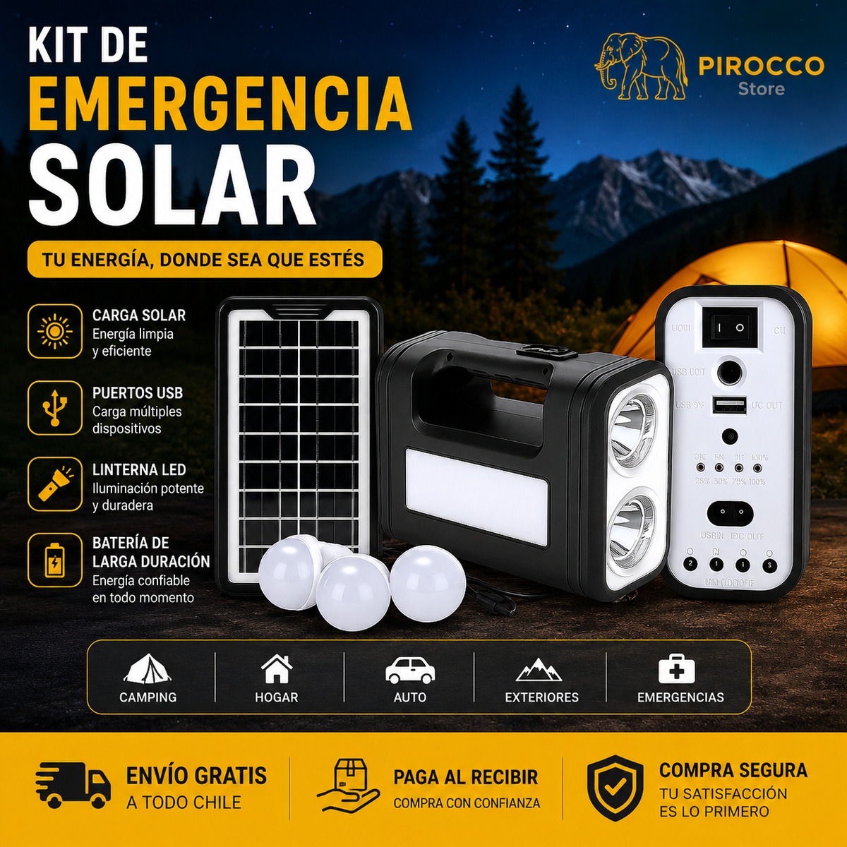 Kit de Emergencia Solar