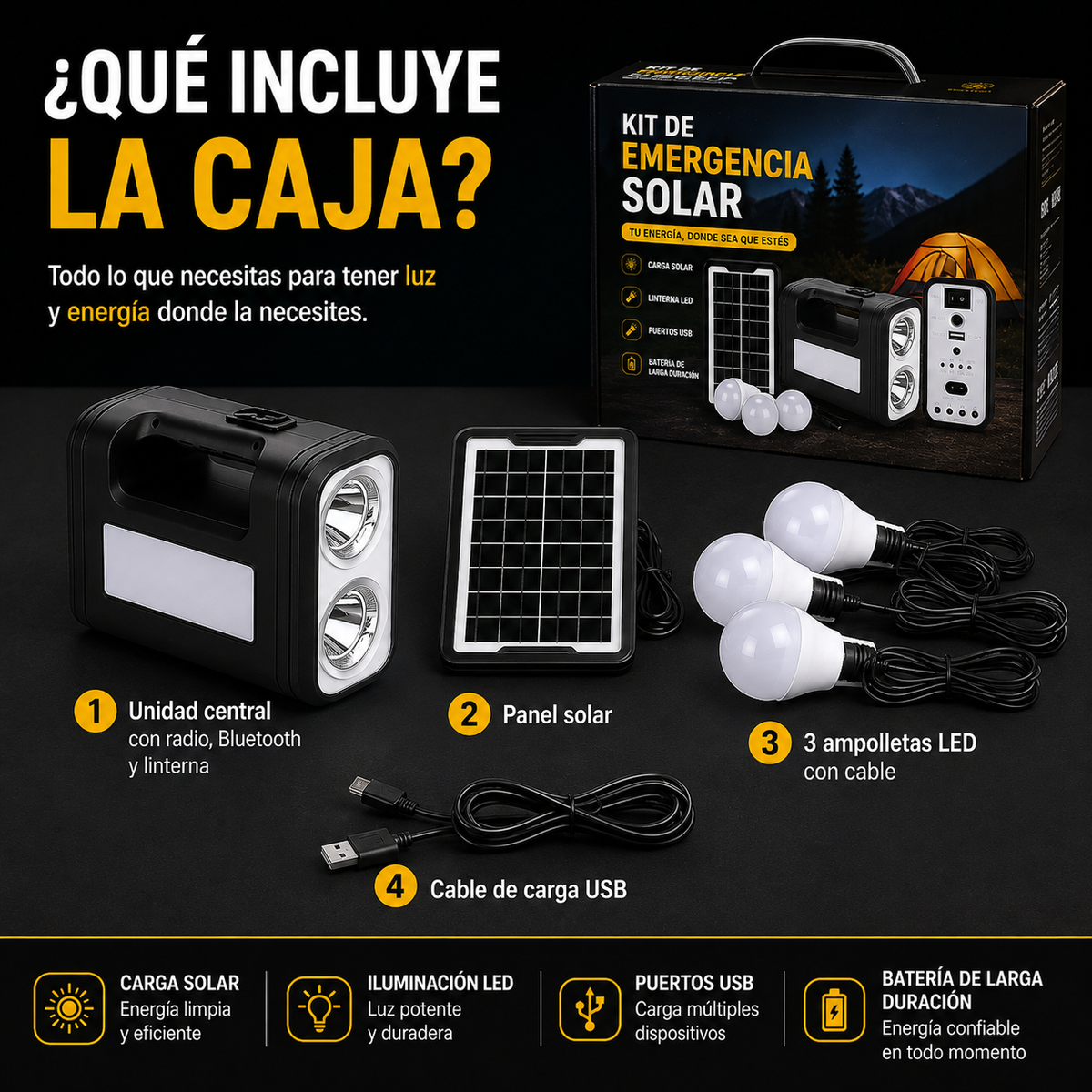 Kit de Emergencia Solar