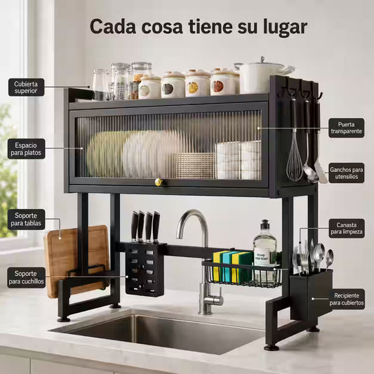 85cm - Libera espacio, organiza tu loza y transforma tu cocina