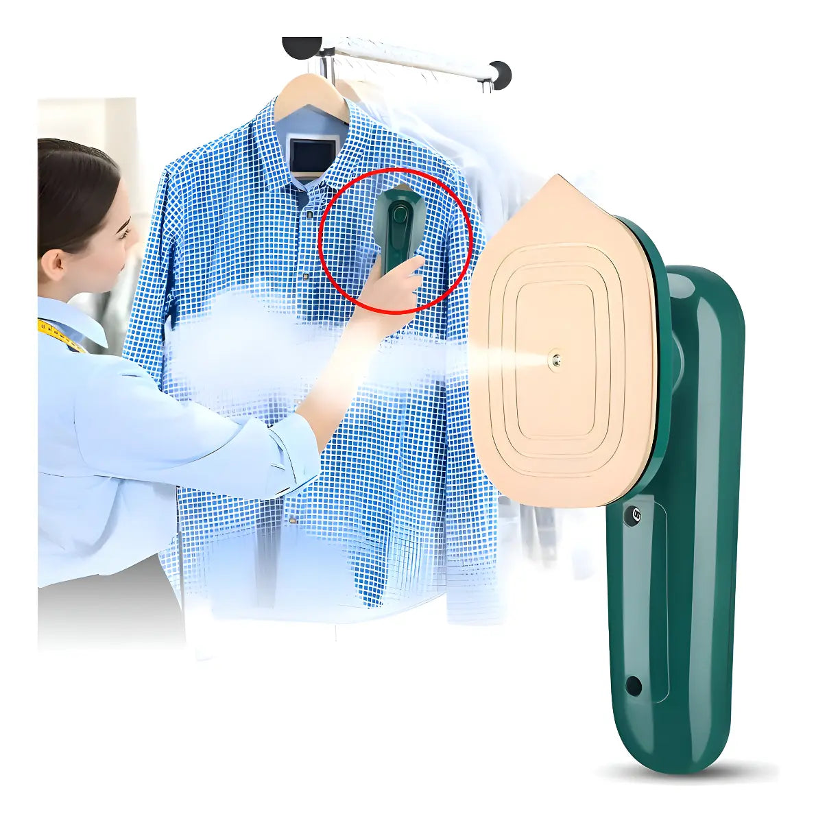 MINI PLANCHA ROPA A VAPOR