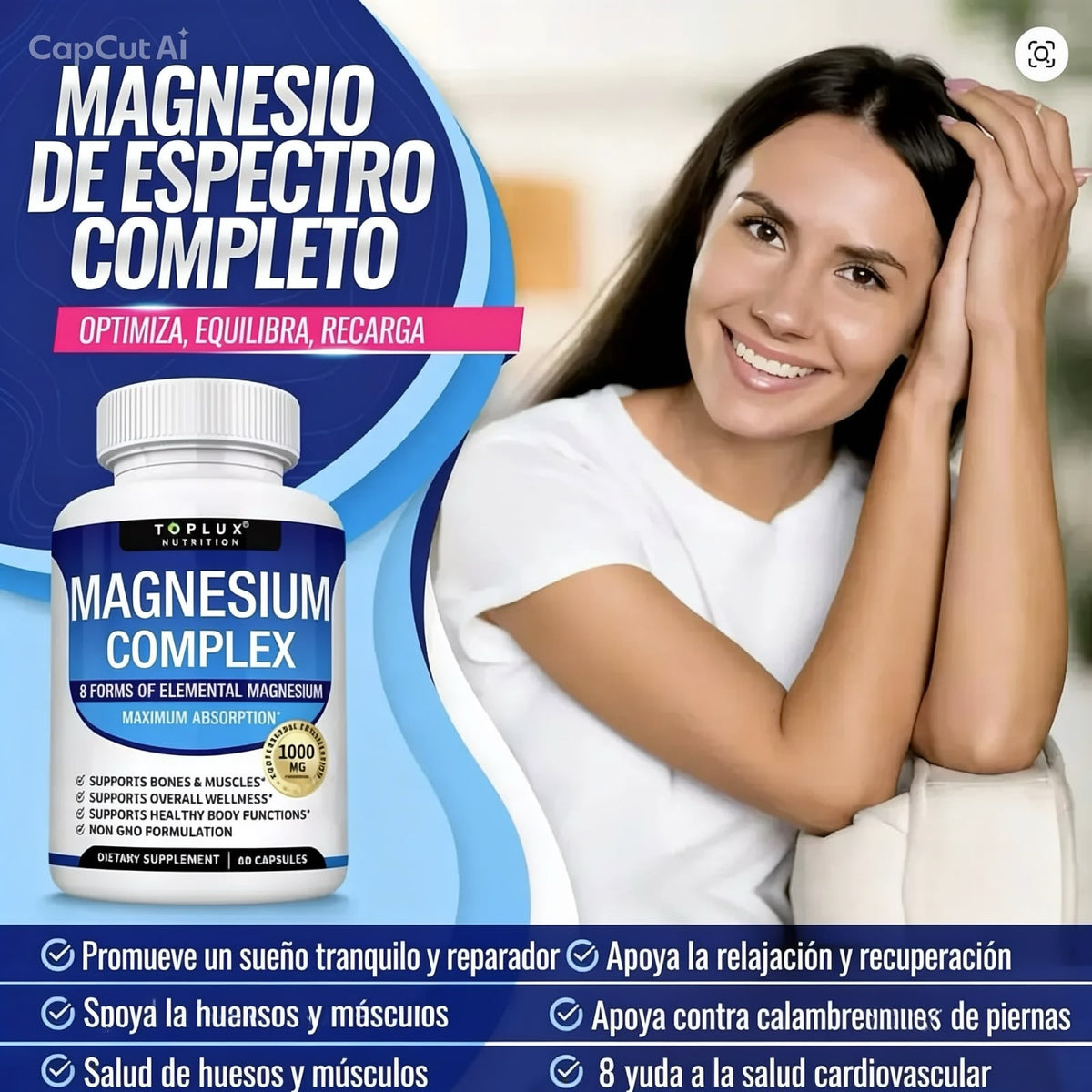 Magnesio Complex 8 formas 1000mg