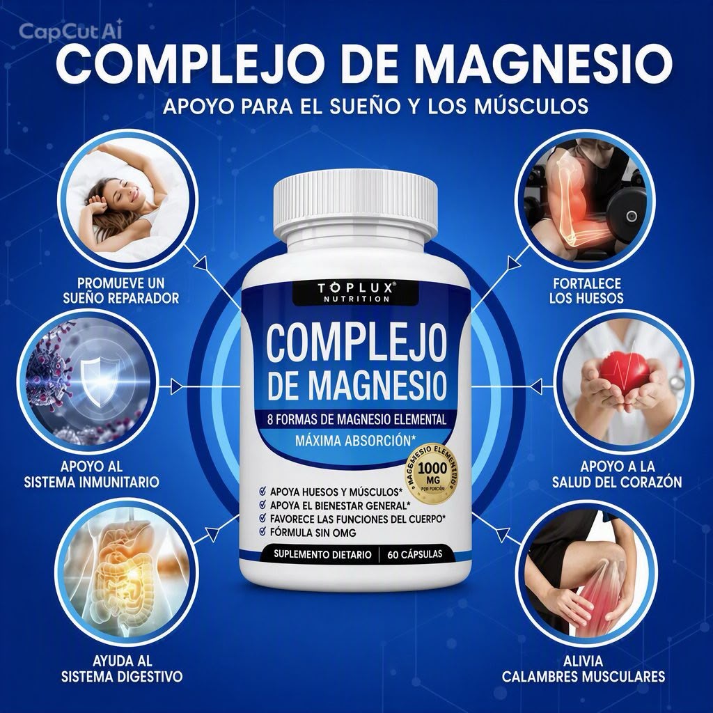 Magnesio Complex 8 formas 1000mg