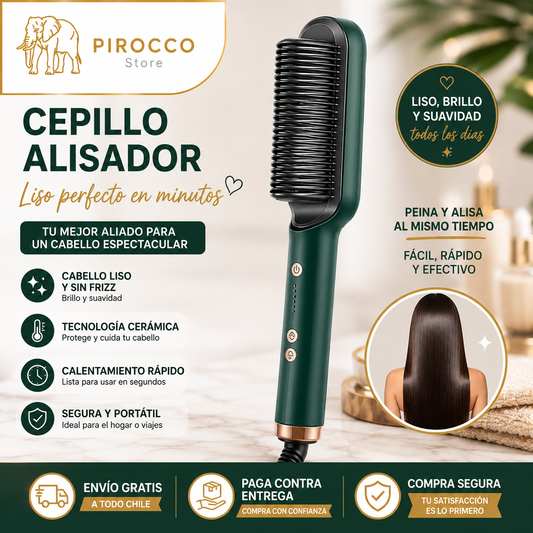 Cepillo Alisador y Rizador Multifuncional