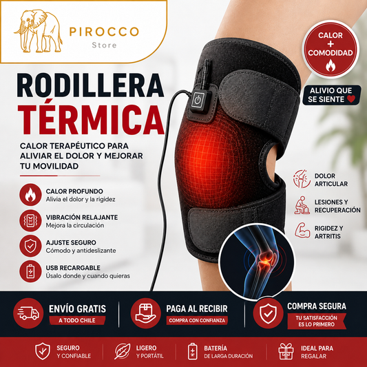 Rodillera Térmica 2 en 1
