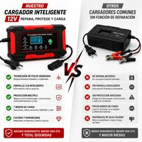 🔋 Cargador Inteligente de Batería 12V / 24V